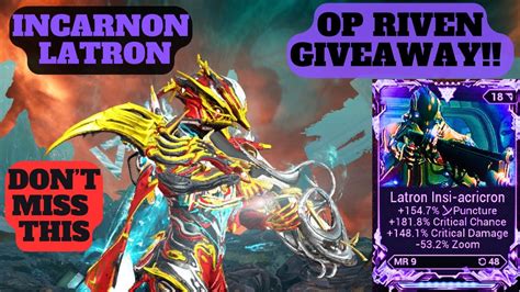 latron riven|incarnon latron riven build .